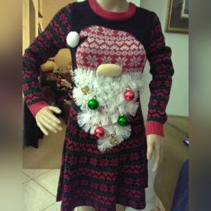 BNWOT SUPER CUTE CHRISTMAS DRESS SZ. XS STRETCHY UNIQUE